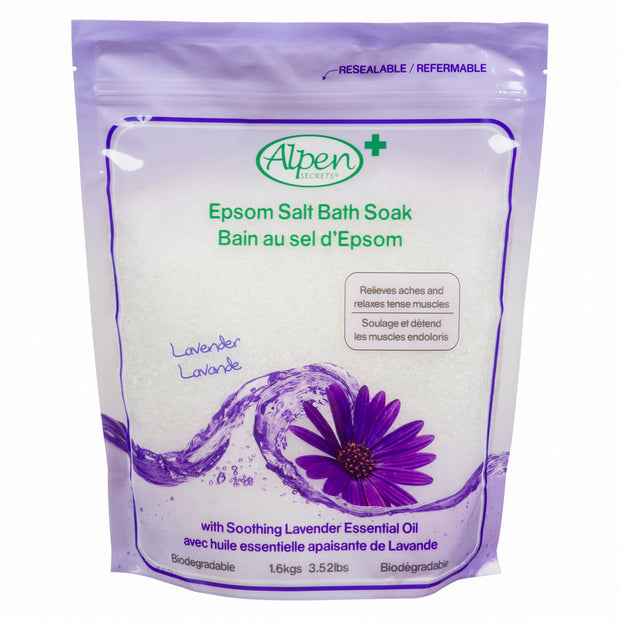 Alpen Epsom Salt Bath Lavender 1.6 Kgs