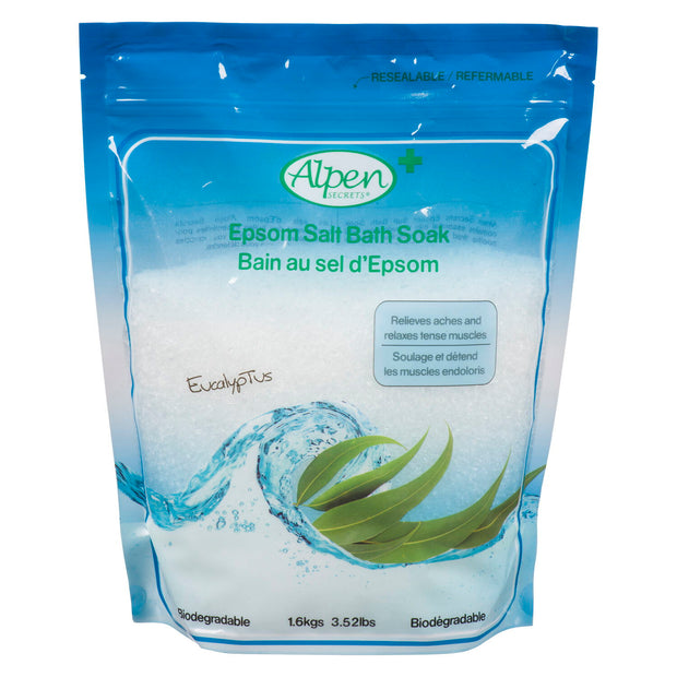 Alpen Epsom Salt Bath Eucalyptus 1.6 Kgs