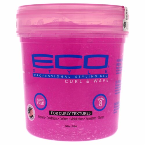 Eco Style Styling Gel Curls & Wave Pink 24oz