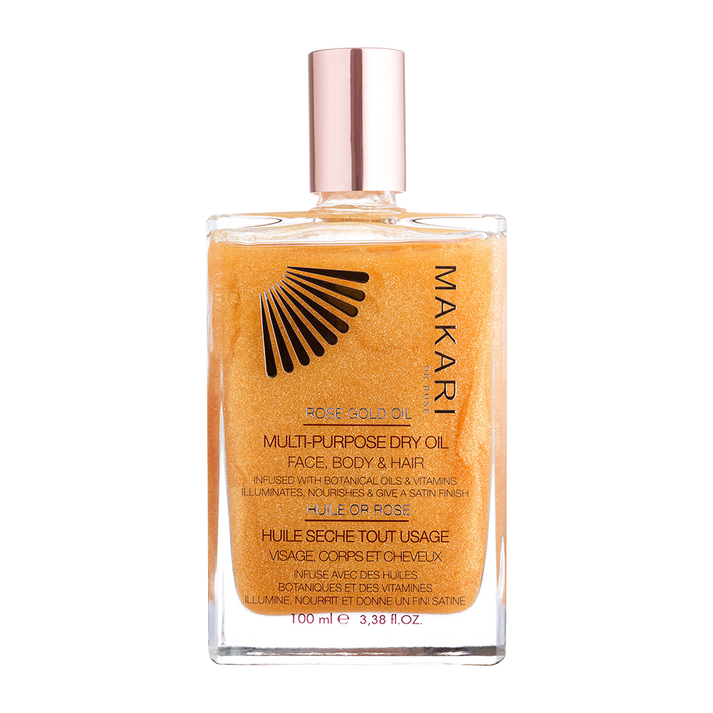 Makari 24k Rose Gold Oil Multi-Purpose Dry Oil 100ml