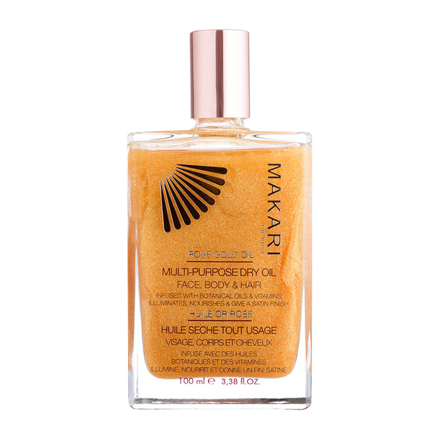 Makari 24k Rose Gold Oil Multi-Purpose Dry Oil 100ml