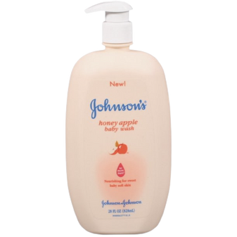 Johnson Baby Wash Moisture Honey Apple 28oz/828ml