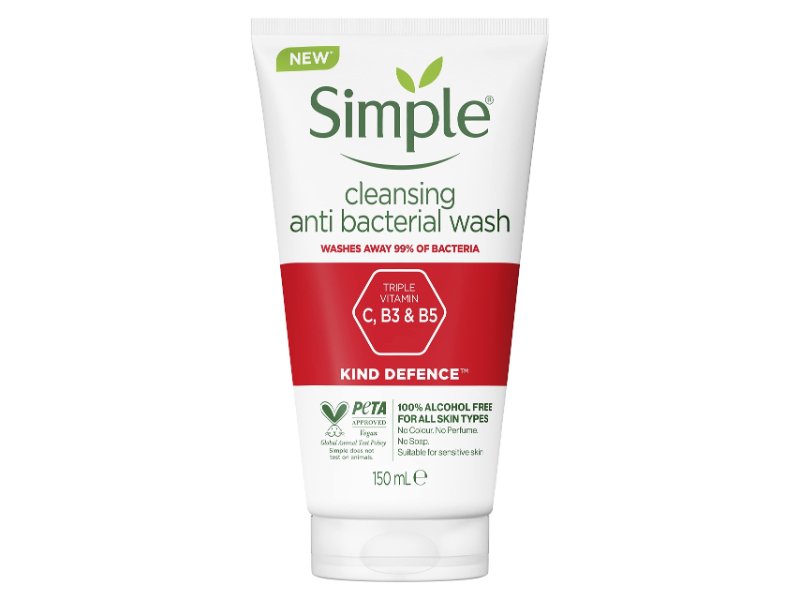 Simple Cleansing Anti Bacterial Wash 150ml