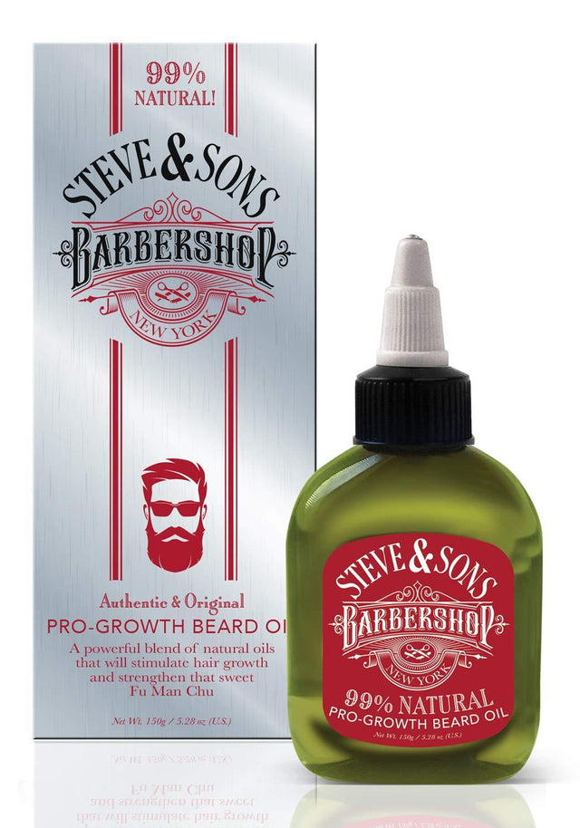 Steve & Sons Barbershop Beard Oil Pro Growth 2.5oz