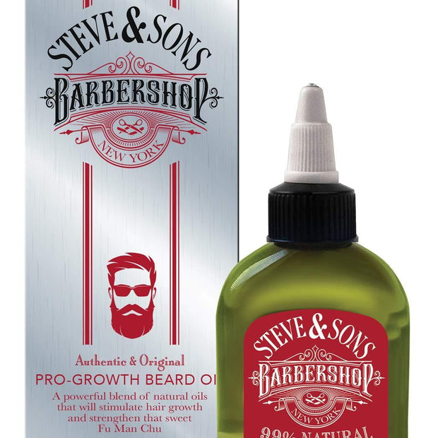 Steve & Sons Barbershop Beard Oil Pro Growth 2.5oz