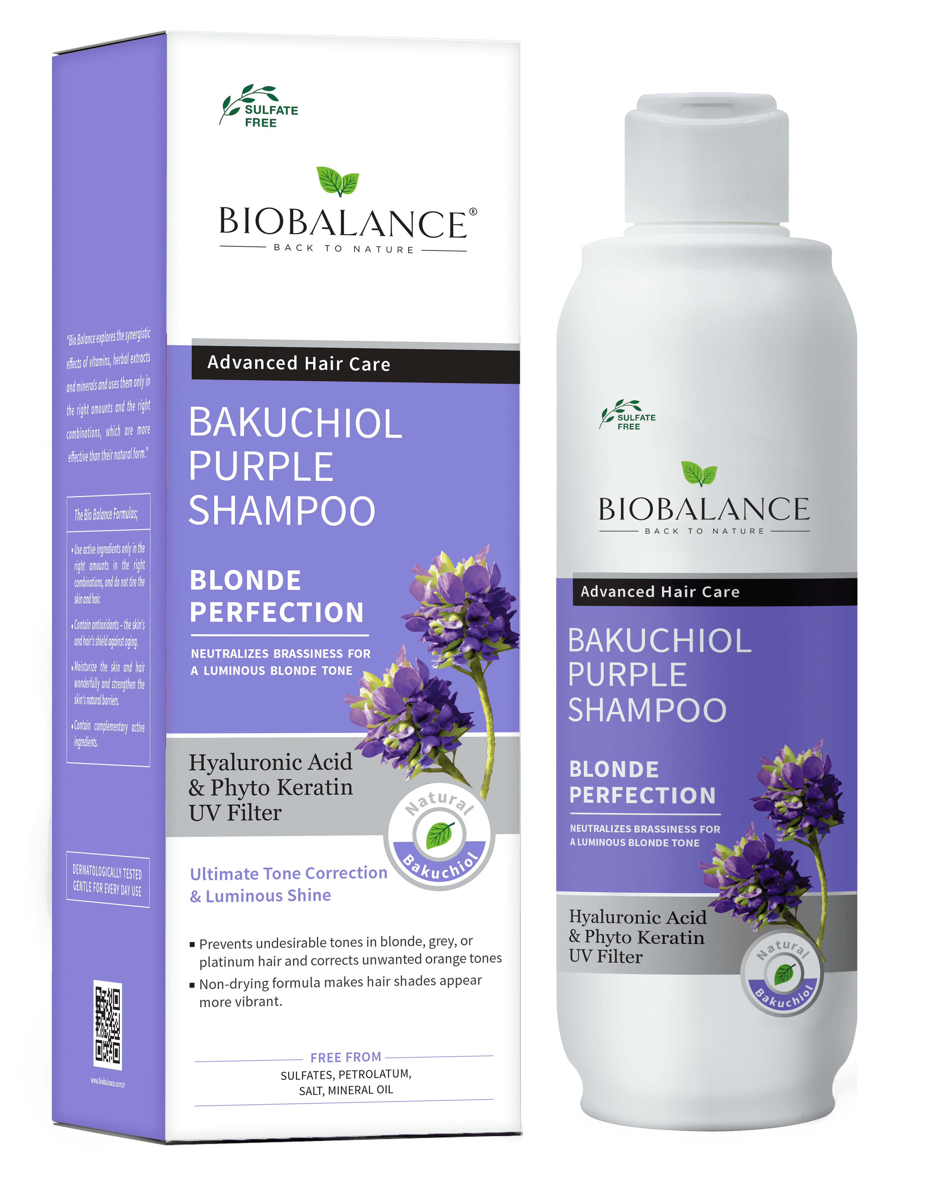 Bio Balance Bakuchiol Purple Shampoo with Hyaluronic Acid