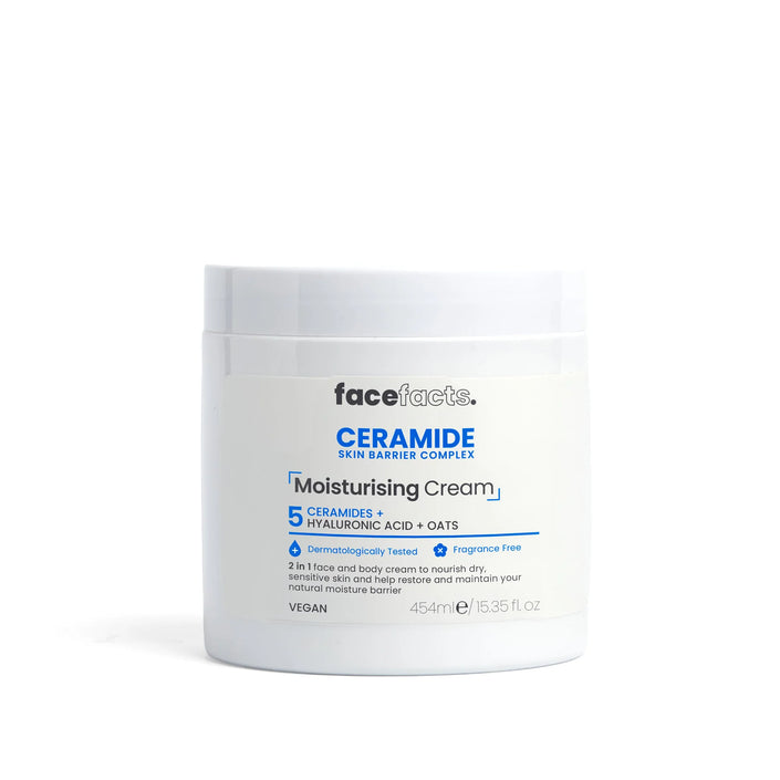Face Facts Moisturizing Cream with 5 Hyaluronic Acid + Oats 454ml