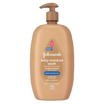 Johnson Baby Wash Vanilla Oatmeal Wash 28oz/828ml