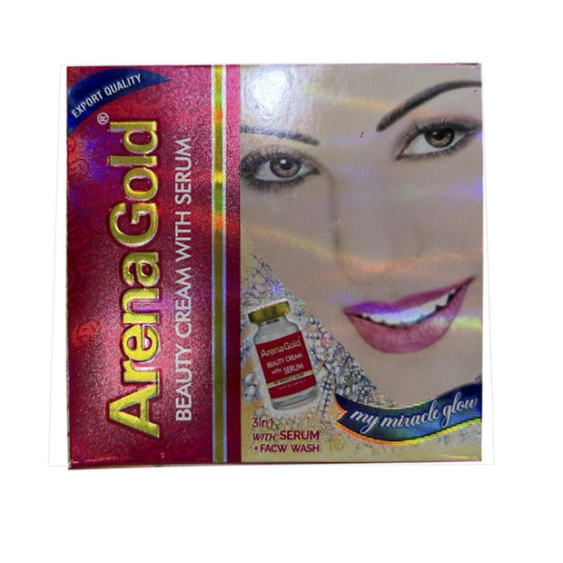 Arena Gold 3in1 Beauty Cream with Serum+Face Wash