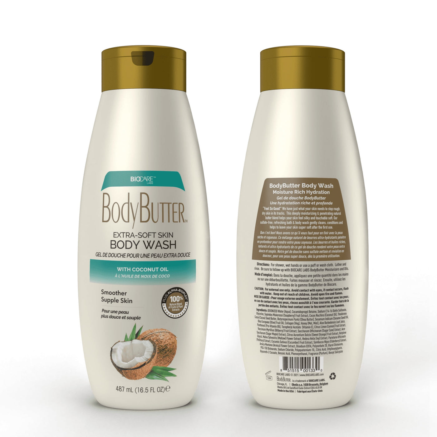 Biocare Labs Extra Soft Skin With Coconut Oil Wash