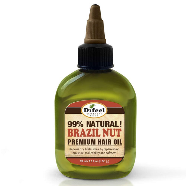 Difeel Premium Natural Hair Oil Brazilian Nut Oil 75ml