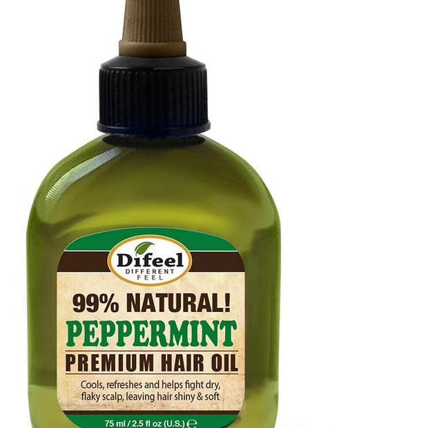 Difeel Premium Natural Hair Oil Peppermint Oil 75ml