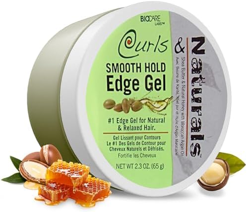 Curls & Naturals Moroccan Argan Oil Smooth Hold Edge Gel 2.3oz