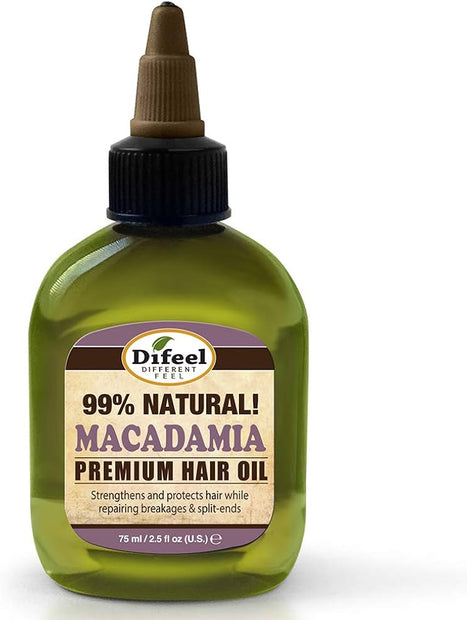 Difeel Premium Natural Hair Oil Macadamia Oil 75ml