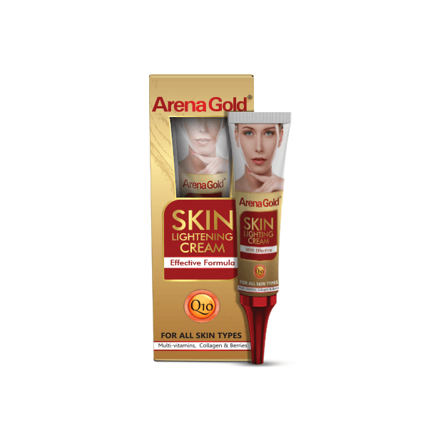 Arena Gold Skin lightening Cream Day Cream Q10 30g