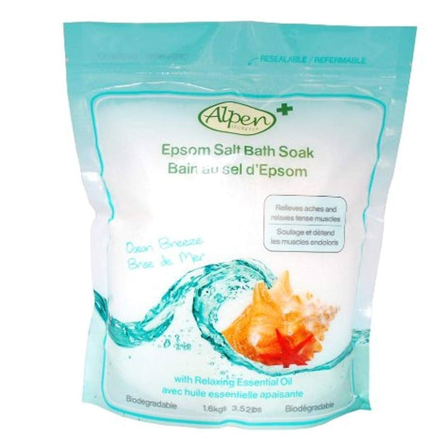 Alpen Epsom Salt Bath Ocean Breeze 1.6 Kgs.