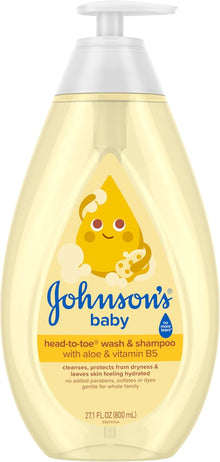 Johnson Baby Wash & Shampoo Head To Toe Wash & Shampoo 27.1oz/800ml