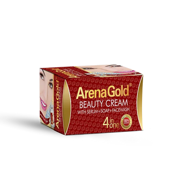Arena Gold 4in1 Beauty Cream with Serum + Soap + Face Wash