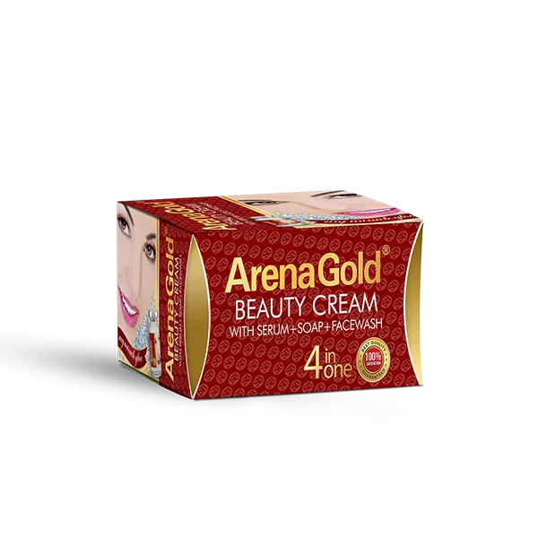 Arena Gold 4in1 Beauty Cream with Serum + Soap + Face Wash