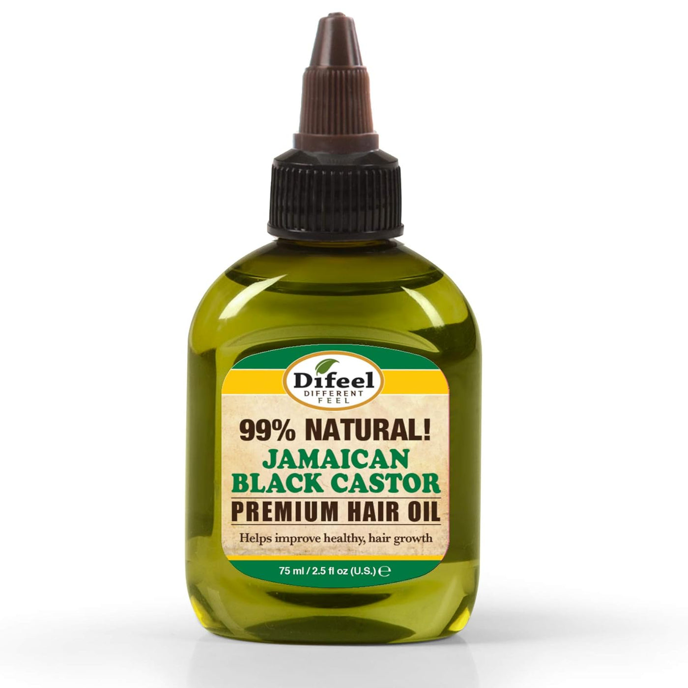 Difeel Premium Natural Hair Oil Jamaican Black Castor Oil 75ml