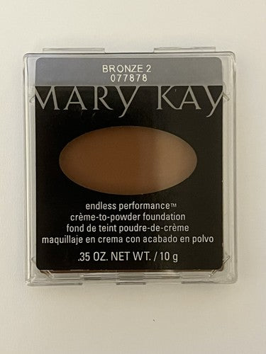 Mary Kay Endless Performance Creme To Powder Foundation Bronze 2