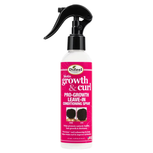 Difeel Biotin Growth & Curl Pro Growth Leave In Conditioner 6oz
