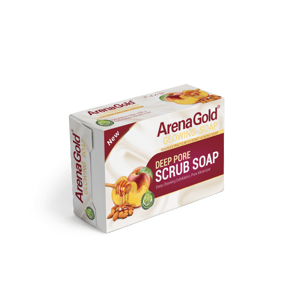 Arena Gold Scrub Bar Soap 100g
