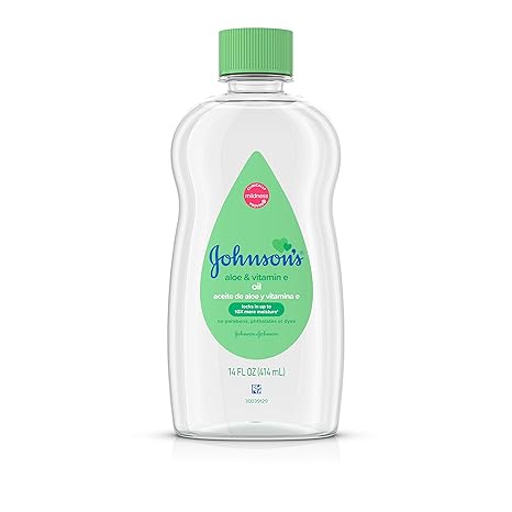Johnson Baby Oil Aloe Vera 14oz