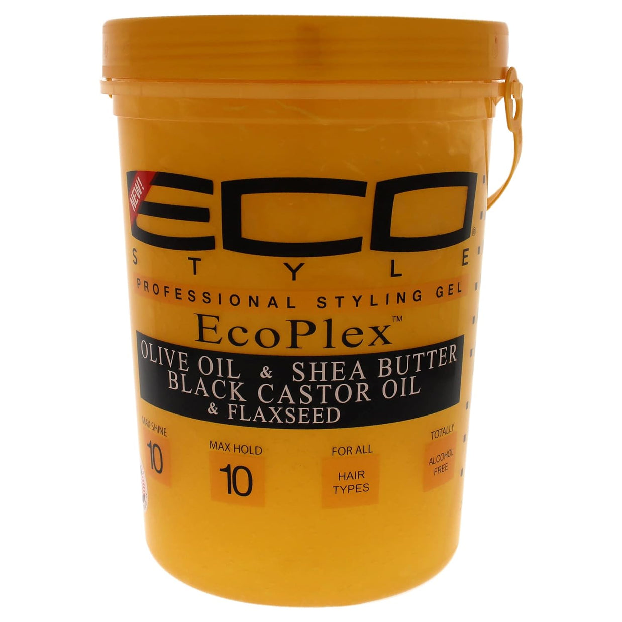 Eco Style Black Castor Oil with Olive Oil, Shea Butter and Flaxseed
