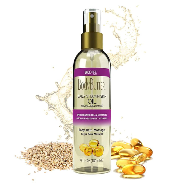 Biocare Labs Daily Vitamin Skin Oil With Sesame Body Oil