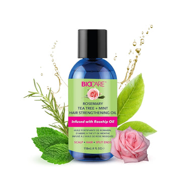 Biocare Labs Rosemary Mint Oil Infused with Rosehip Oil 4oz