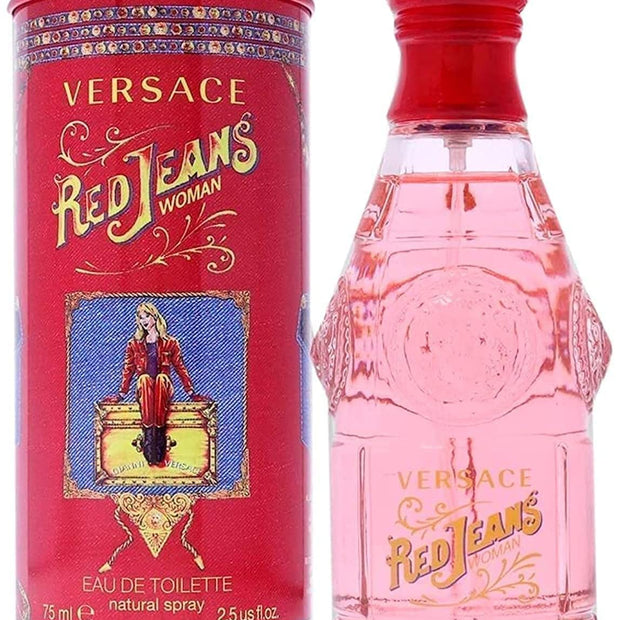 Versace Perfume Spray Red Jeans Woman EDT 75ml