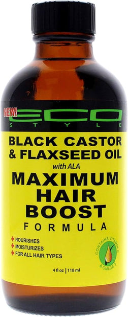 Eco Style Black Castor & Flaxseed Maximum Hair Growth Oil 4oz