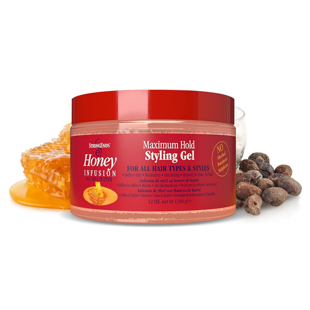 Biocare Labs Strong Ends Honey Styling Gel 12oz