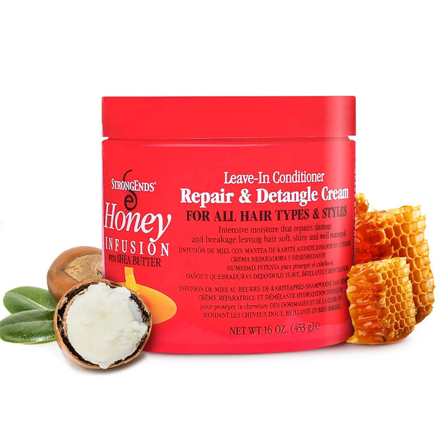 Biocare Labs Strong Ends Honey & Shea Leave In Conditioner 16oz