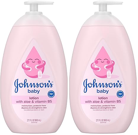 Johnson Johnson Baby Lotion Pink. 9oz/266ml