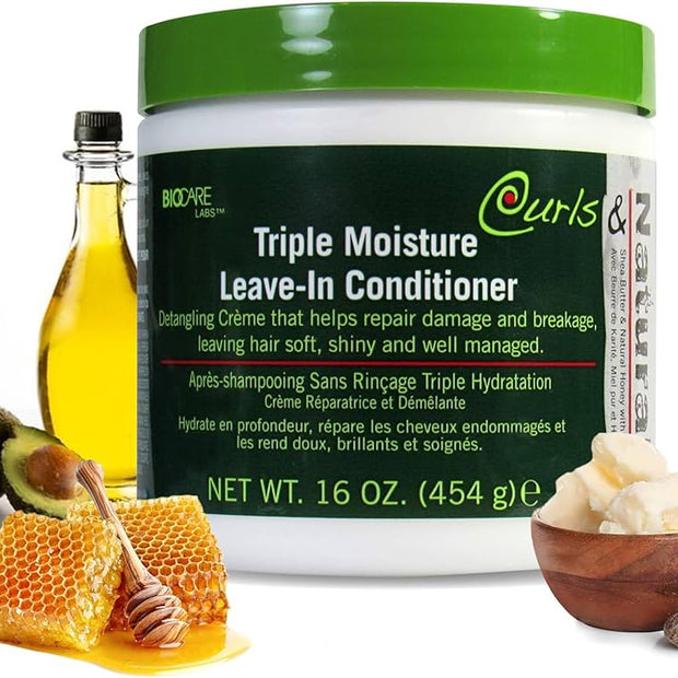 Curls & Natural Triple Moisture Leave In Conditioner 16oz