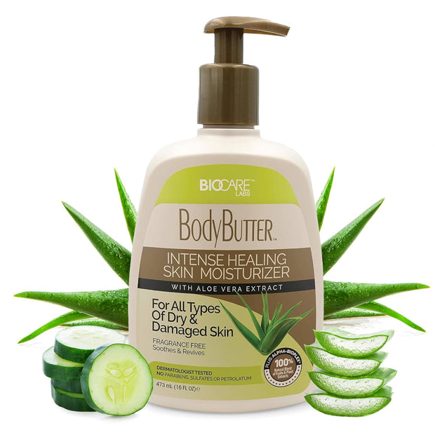 Biocare Labs Body Lotion Extra Dry Skin Moisturizer With Olive Oil & Shea Butter 473ml