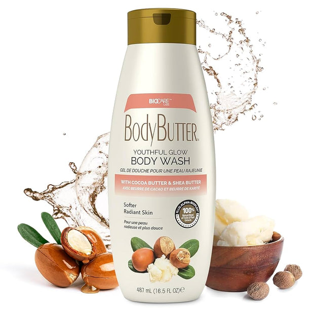 Biocare Labs Youthful Glow With Cocoa Butter & Shea Butter Wash