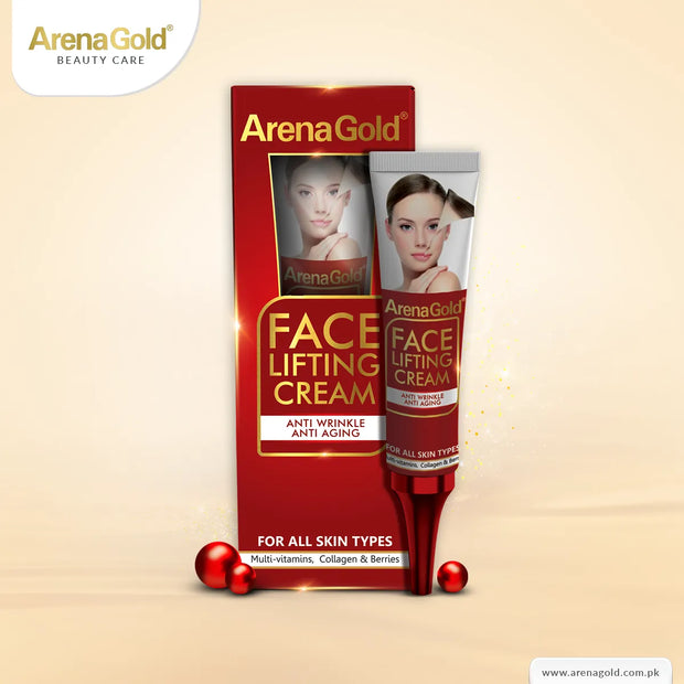 Arena Gold Face Lifting Cream Anti Wrinkle Anti Aging 30g
