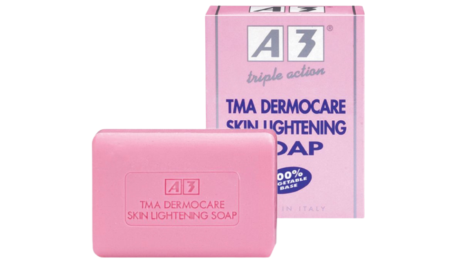 A3 TMA Dermocare Skin Lightening Pink Bar Soap 200ml