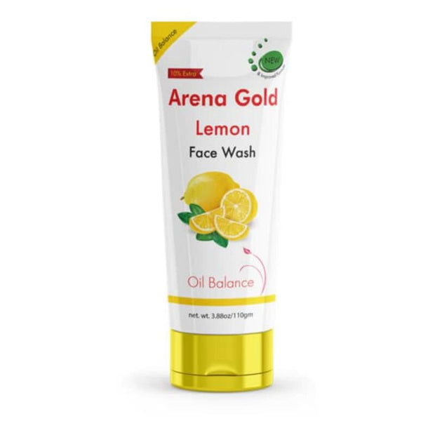 Arena Gold Face Wash Lemon Extract 110g