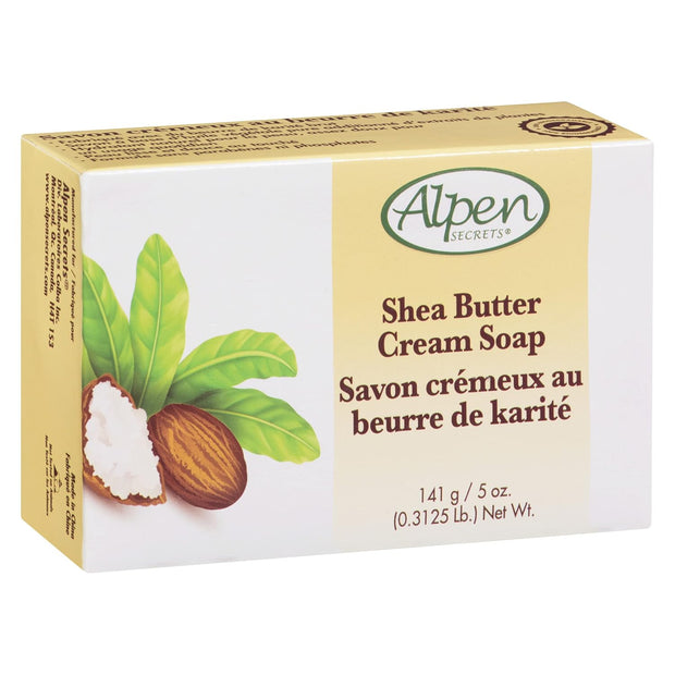 Alpen Moisturizing Cream Soap Shea Butter 5oz.