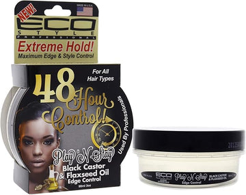 Eco Style Play n Stay Black Castor Oil 90ml 3oz