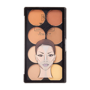 Ruby Kisses Flawless Finish with 3D Contour Powder Makeup Palette