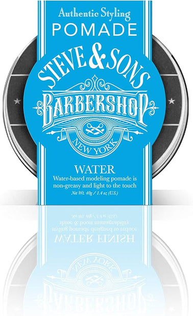 Steve & Sons Barbershop Authentic Pomade Water Finish 40g