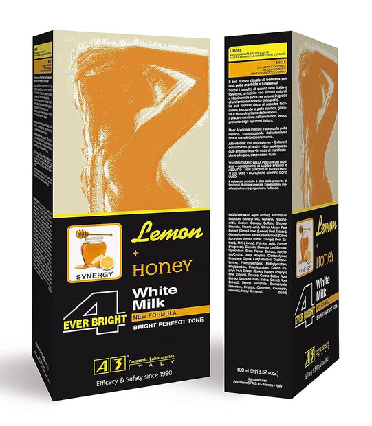 A3 Body Milk Lemon+honey 4ever Bright White Milk 400 Ml