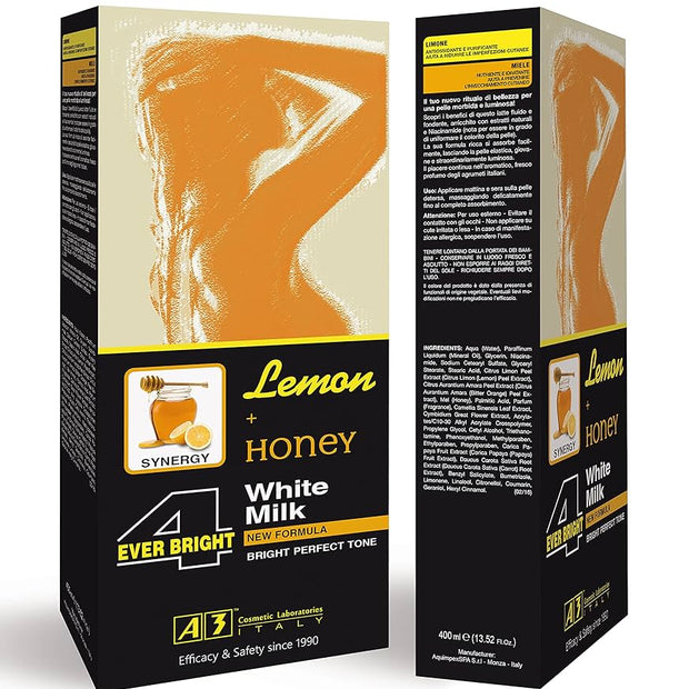 A3 Body Milk Lemon+honey 4ever Bright White Milk 400 Ml