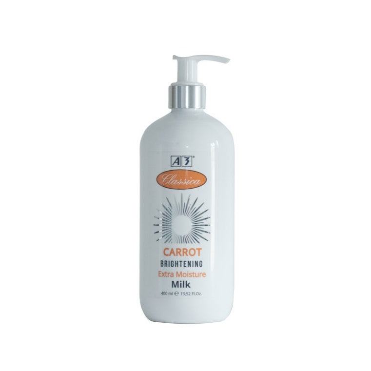 A3 Carrot Brightening Milk Body Lotion 400ml