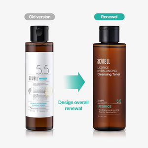 Acwell Licorice 5.5 PH Balancing Cleansing Toner 150ml